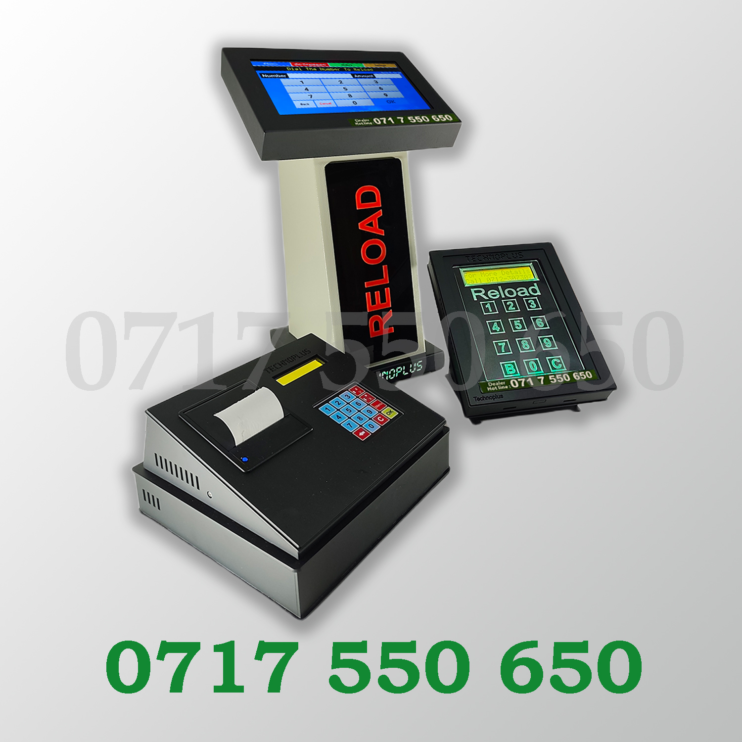 Technoplus Stand Self Reload Machine with Touch Pad | 